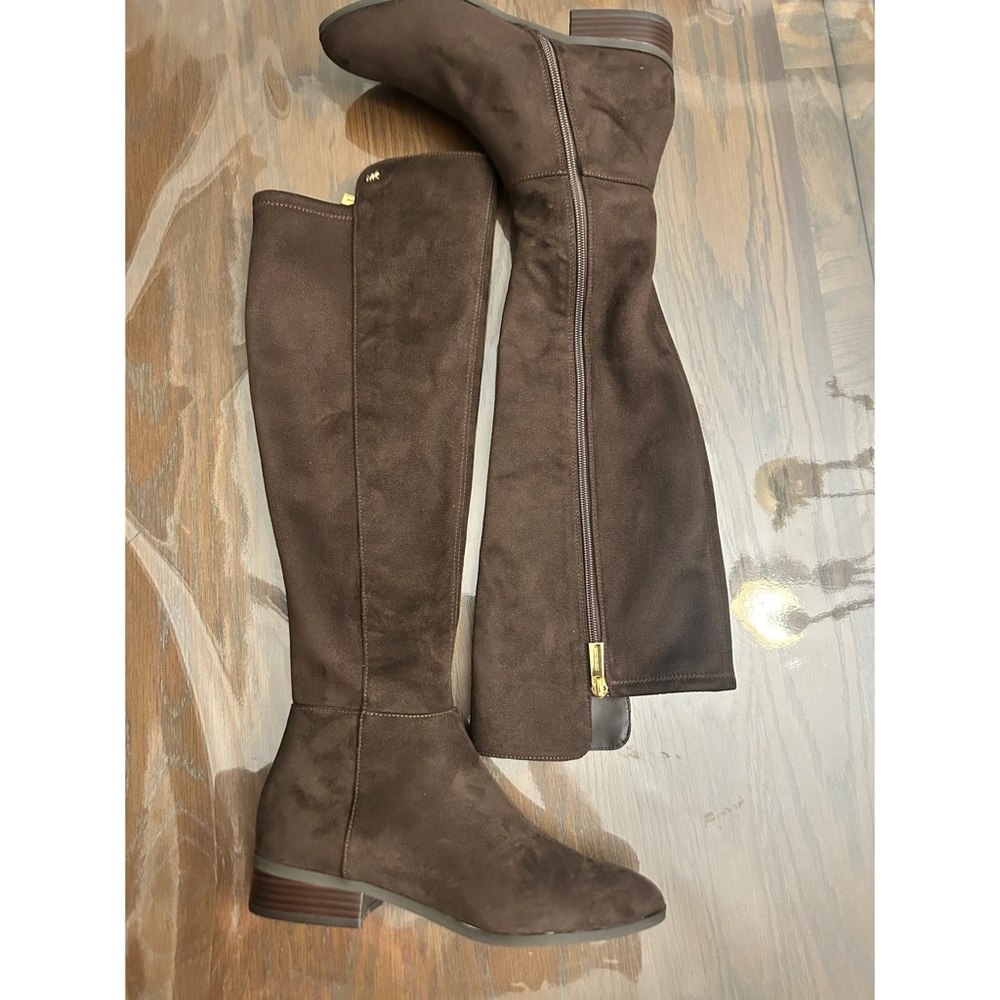 Michael Kors Brown Over the Knee Boots Suede